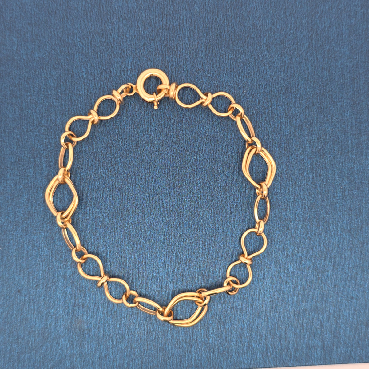 18K bracelet paper clip 4.17g