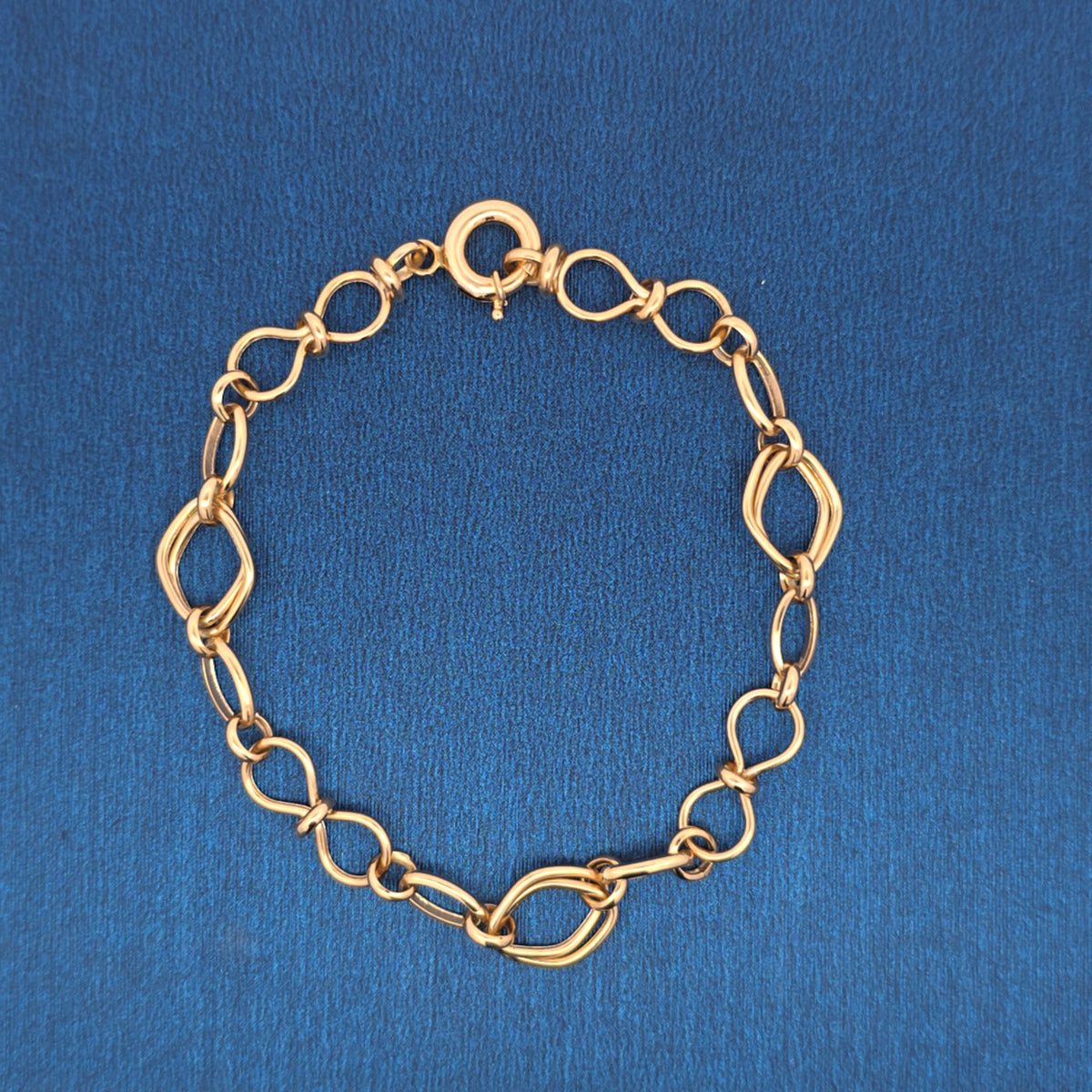 18K bracelet paper clip 4.17g